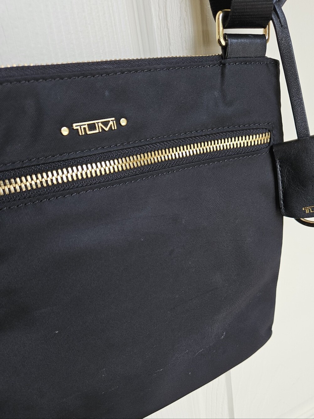 TUMI Black Nylon Crossbody, Voyageur Tula Bag - Picture 9 of 9